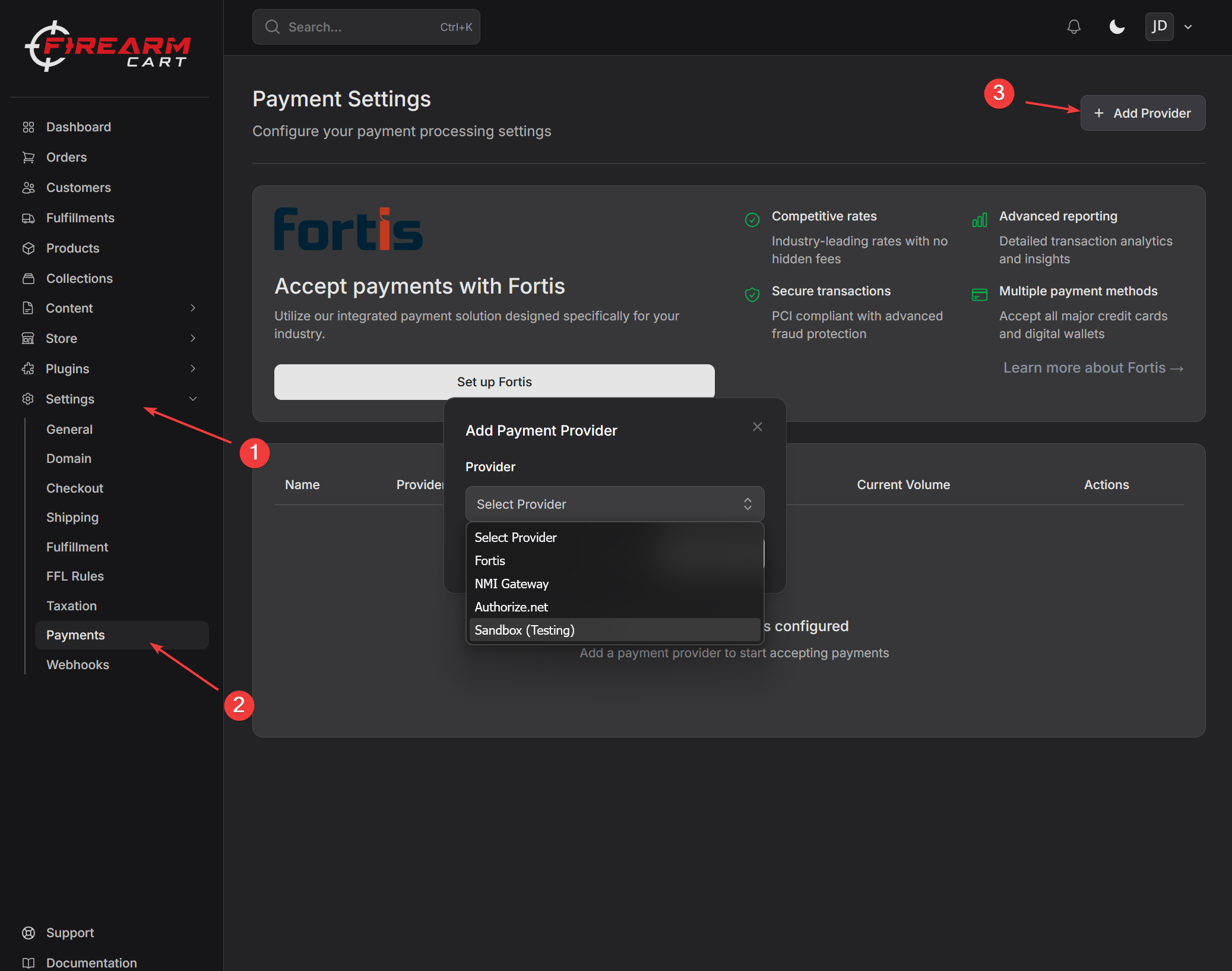 Firearm Cart Docs